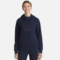 Rossignol Full-Zip Hooded Logo Fleece Sweatshirt Granatowy XXS product