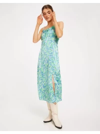 JdY Jdyfifi S/L Midi Fitted Dress Wvn Midikjoler Spring Bud Cashmere Blue Abstract Water product