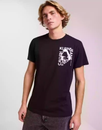 Calvin Klein Jeans Modern Metals Graphic Tee T-skjorte med trykk Ck Black product