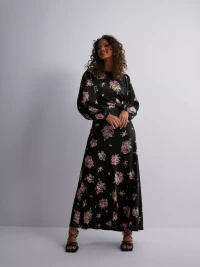 Neo Noir - Juhlamekot & bilemekot - Black - Ilba Flower Bunch Dress - Mekot product