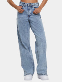 Urban Classics Wide Leg Slit Denim Loose Fit Jeans product
