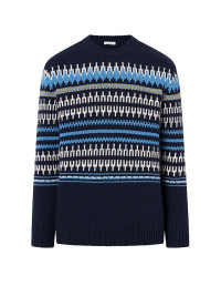 KNOWLEDGE COTTON APPAREL Pullover blau | XL product