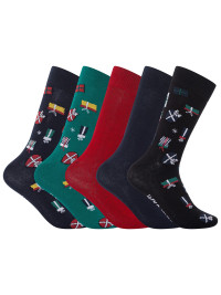 5 Pack Xmas Wrapping Socks product