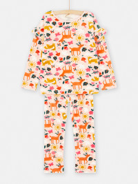 Ensemble Pyjama Rose Et Orange À Imprimé Animaux - 12A - Du Pareil Au Même product