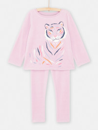 Pyjama Violet Imprimé Tigre Pour Enfant Fille - 12A - Du Pareil Au Même product