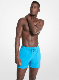 MK Shorts da mare in tessuto - Bright Cyan Blue - Michael Kors product
