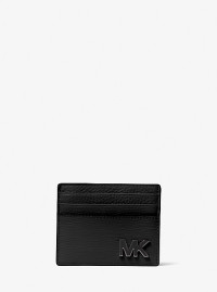 MK Porta carte di credito Hudson in pelle - Nero (Nero) - Michael Kors product