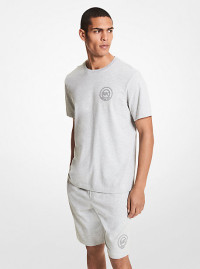 MK T-shirt in cotone con logo - Mélange - Michael Kors product