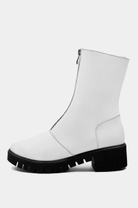 BOHEMA dames vegan Cyber Boots Cactusleer Wit product