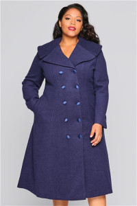 Collectif Womenswear Eileean Coat Navy - 22 product