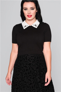 Collectif Womenswear Marianne Halloweenia Jumper - UK 16 Black product