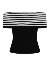 Collectif Womenswear Caprice Knitted Top - UK 20 Black product
