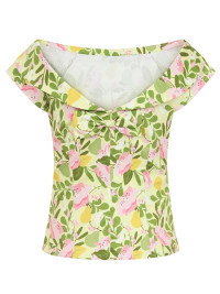 Collectif Womenswear Cordelia English Orchard Top - UK20 Multicoloured product