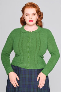 Collectif Womenswear Cara Cardigan - UK 22 Forest Green product