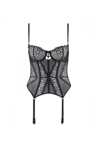 Aubade  L&apos;Indomptable After Dark Basque Size: 36E product
