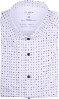 Olymp Luxor Shirt Print White size 45 product
