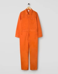 M.C.Overalls Women's Collared Zip Overall Orange - Size: 18/16 product