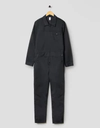 M.C.Overalls Women's Collared Zip Overall Black - Size: 10/8 product