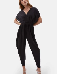James Lakeland Women's Ruched Jumpsuit Black - Size: 52/3XL product