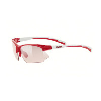 Uvex Sportstyle 802 Vario Glasses Red White Smoked Lens product