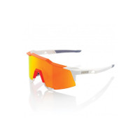 Glasses 100% Speedcraft LL White Orange Hiper Red Multilayer Mirror lenses product