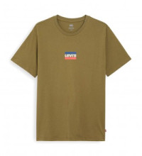 Levi's per uomo. T-shirt stampata verde Levi's product