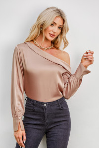 One-Shoulder Long sleeve Top product