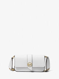 MK Greenwich Extra-Small Saffiano Leather Sling Crossbody Bag - Optic White - Michael Kors product