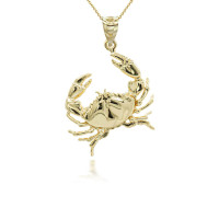 Sea Crab Symbol Wisdom Necklace in 9ct Gold product