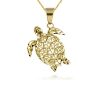 Turtle Necklace in 9ct Gold product
