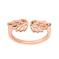 Angel Wings Adjustable Ring in 9ct Rose Gold product