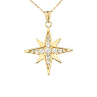 0.20ct Diamond North Star Necklace in 9ct Gold product