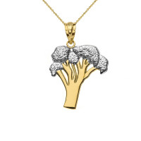 Broccoli Necklace in 9ct Gold product