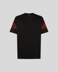 TSHIRT WITH RED FLAMES product
