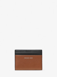 MK Hudson Pebbled Leather Bifold Wallet - Luggage Brown - Michael Kors product
