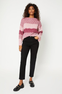 Womens Stripe Knitted Jumper product