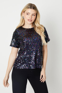 Womens Sequin T Shirt product
