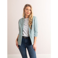 Bonnie Ruched Sleeve Blazer in Duck Egg Blue product