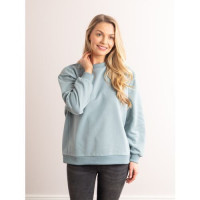 Helen Seam Detail Sweatshirt in Duck Egg Blue product