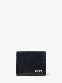 MK Varick Leather Billfold Wallet With Passcase - Black - Michael Kors product