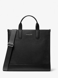 MK Hudson Pebbled Leather Tote Bag - Black - Michael Kors product