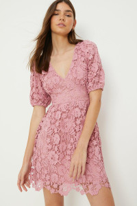 Women's Lace Mini Dress - rose - 10 product