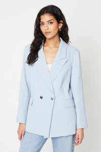 Women's Petite Slim Fit Blazer - blue - 12 product