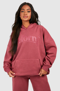 Reform Slogan Oversized Hoodie - Pink - XL product