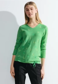 Pull-over en tricot avec structure product