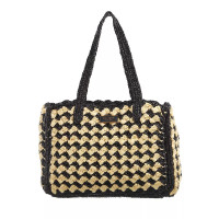 Kate Spade New York Totes - High Tide Striped Crochet Raffia Shopping Bag in beige product
