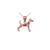 Irish Terrier Necklace in 9ct Rose Gold product