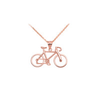 Bicycle Necklace in 9ct Rose Gold product