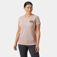 Helly Hansen Women's Skog Recycled Graphic Jersey Tshirt Pink XS product