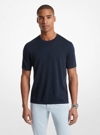 MK Linen Blend T-Shirt - Midnight - Michael Kors product
